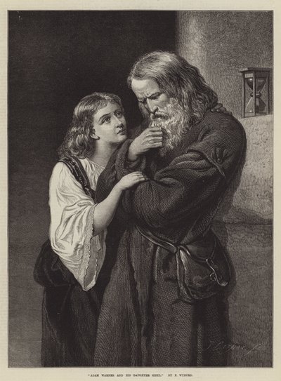 Adam Warner et sa fille Sibyl - Francis John Wyburd